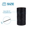 Pandahall 260 Meters/Roll 1mm Flat Waxed Polyester Cord Thread DIY