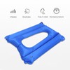 Inflatable Toilet Seat Cushion Prevent Bedsore Leakproof Foldable Stool Chair