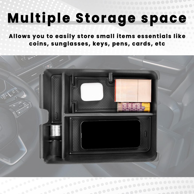 Neepiar 2PCS Center Console Organizer Compatible with 2023 2024 2025