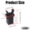 CORTHULin 4 PCS Bin Lid Clasps Durable Touch Bin Lid