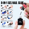 TOMICCA Nail Tips and Glue Gel Kit - Gel x