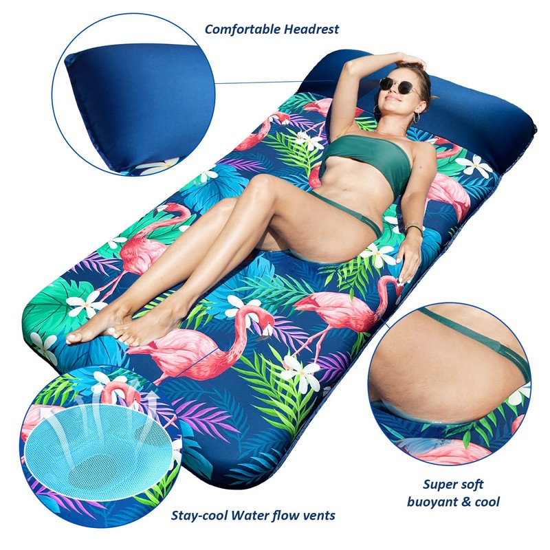 FindUWill Oversized Pool Floats Adults - 72" x38'' X-Large Fabric