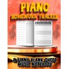 Piano Homework Tracker: A Piano Blank Sheet Music Notebook