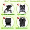 Guiseapue Double Stroller Organizer with 2 Insulated Cup Holders: Parent