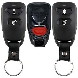 2X New Replacement Remote Shell / CASE Compatible with & fit for Select KIA Hyundai (Check Photos) - TQ8-RKE-4F14-H-03 - (No Electronics or Chip Inside)