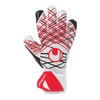 uhlsport | Absolutegrip 2025 | Goalkeeper Gloves | White/Black/Red (10)