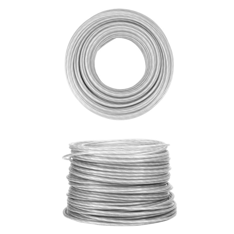 QWORK® Brush Cutter Thread, Steel Wire Trimmer Line 3 mm