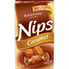 Brach's Nips Caramel Flavored Hard Candy, Individually Wrapped Candies, 3.25