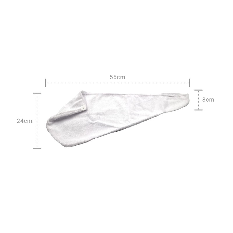 EXTRA SOFT MICROFIBRE HAIR WRAP – DRIES HAIR QUICKER -