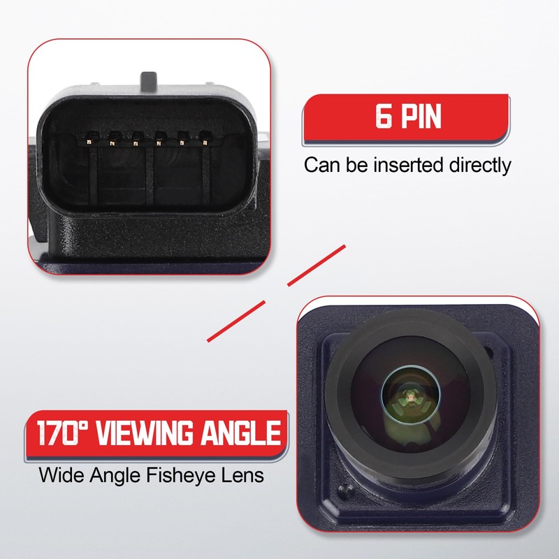 BT4Z-19G490-B Rear View Park Assist Backup Camera Compatible with 2011-2015