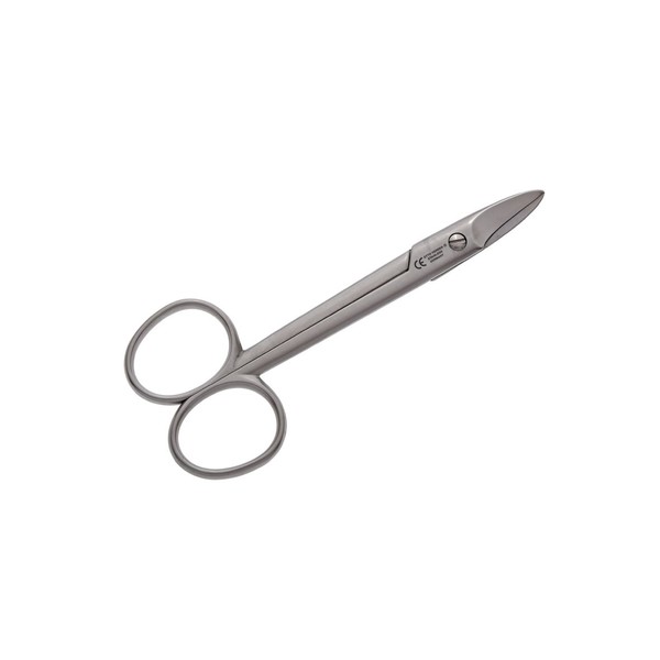OTTO HERDER Nail Scissors, Extra Strong Toenail Scissors, Crown Scissors, Straight 10.5 cm for Foot Care, Made of Stainless Steel