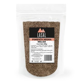 Pimienta negra molida 500 Gramos Pouch Resellable Lasal