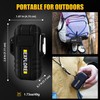 LcFun Waterproof Electric Lighter Windproof Dual Arc USB Rechargeable Flameless