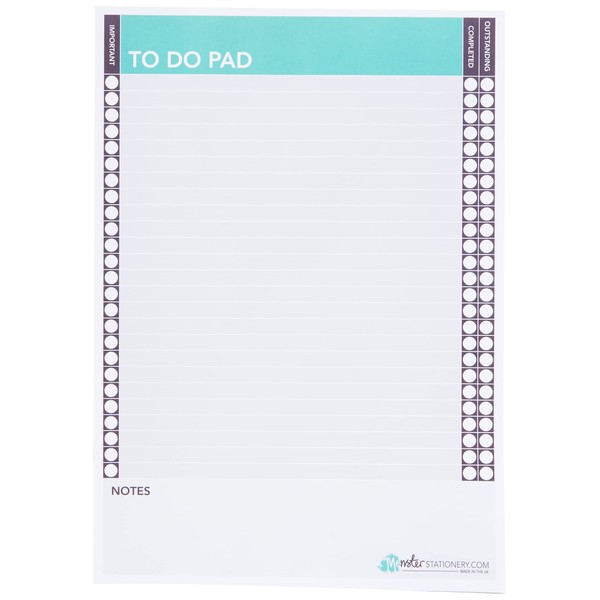 Monster Stationery - A4 to Do Pad/Daily Schedule Planner/Desk Pad