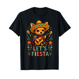 Cinco De mayo 2025 Chihuahua dog Lover Sombrero Tacos Fiesta T-Shirt for Men Women Kids