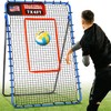 FITPLAY 7x4FT Volleyball Rebounder Net, 5-Angle Adjustable Volleyball Bounce Back