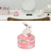 Trinket Box Exquisite Cute Bunny Shape Magnetic Design Zinc Alloy