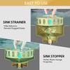 Gold Sink Drain Strainer 3-1/2 Inch Kitchen Sink Drain Assembly
