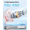 Otlonpe Handheld Misting Fan Portable, Powerful 4 High Speeds Rechargeable