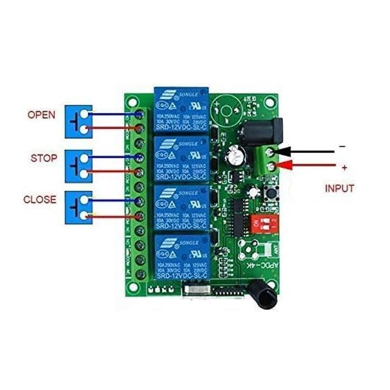 New TYP Universal dc 12v 24v 36v 72v 4 Channels
