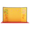 Kate-dyed Trifold Folding Screen (with scarlet head), Cherry Blossom and