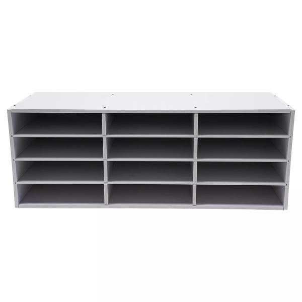 Desktop Bill Paper Organizer Freestanding Tiered Shelf f/ Office Home