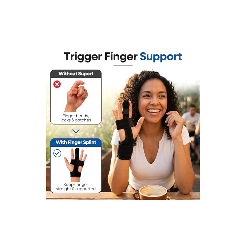 Trigger Finger Splint Finger Brace – Comfortable Finger Splints for