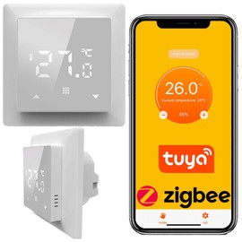 Sone Smart One: Smart Home Zigbee Thermostat for Underfloor Heating, Boilers & Ovens, Tuya, Home Assistant, Flush-Mounted