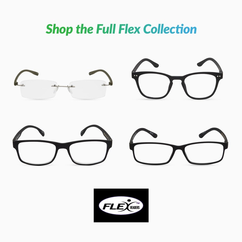 SAV Flex 2 E5020 Slim Oval Super Flexible Reading Glasses