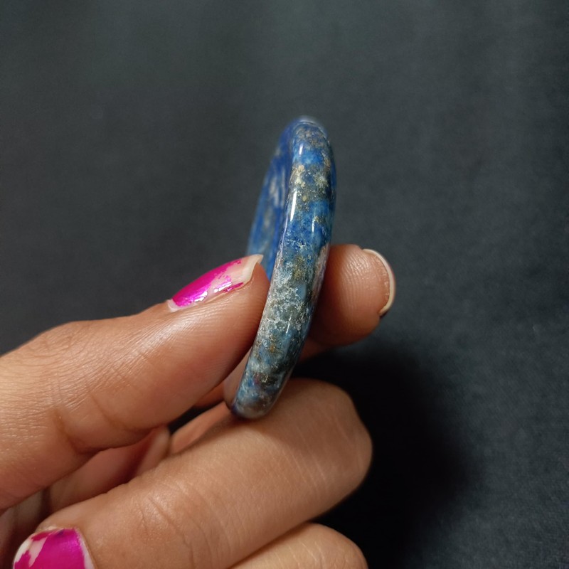 Prajet Crystal Lapis Lazuli Worry Stone Thumb Stone Natural Polished