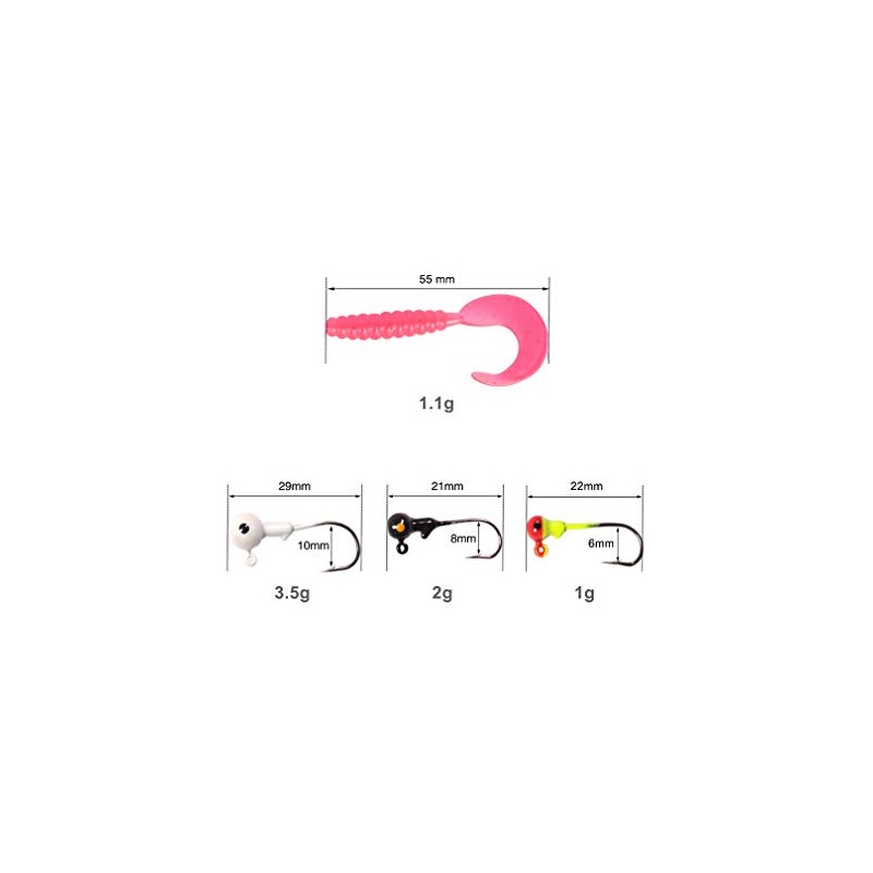 Fishing Lures Artificial Bait Kit Pinworm Soft Baits Soft Baits