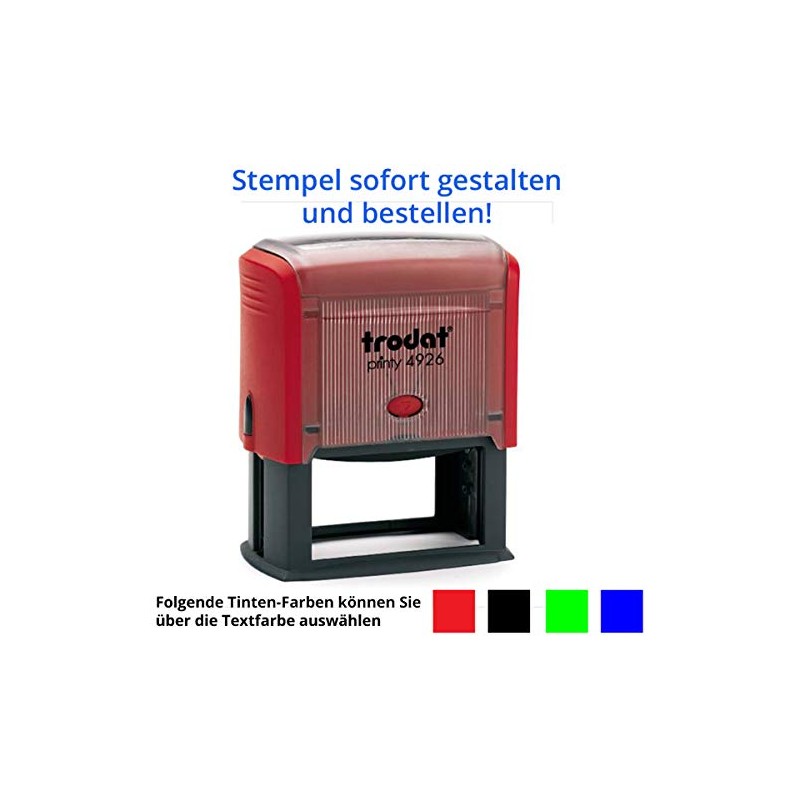 Trodat Printy 4926 Stamp (75 x 38 mm) for 11