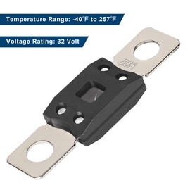 PlusRoc MEGA Fuse 80Amp/32V (Pack of 4), High Current Bolt-on 80A AMG Fuse for Automotive, Industrial Equipment, Marine and RV Systems