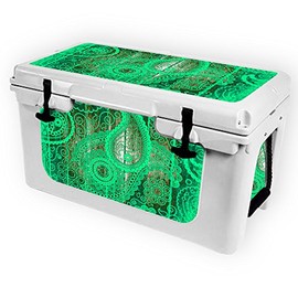 MightySkins (Cooler Not Included) Skin Compatible with RTIC 45 Cooler (2017 Model) - Vintage Paisley | Protective, Durable, and Unique Vinyl Decal wrap Cover | Easy to Apply | Made in The USA