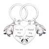 Tihnvk Penguin Keychain Couple Gifts for Girlfriend Boyfriend Valentine’s Day