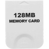 Large Capacity [2043 Blocks/128 MB] Wii/Game Cube Compatible Memory Card [White]