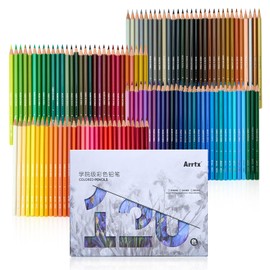 Arrtx 120 Soft Core Oil-Based Colored Pencils, Vibrant & Blendable Colors for Drawing, Sketching, Shading, Ideal for Artists, Beginners & Hobbyists