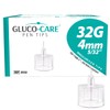 GLUCO-CARE Pen Tips 32G x 4mm, Universal Fit, 100/bx, Comfort