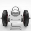Blütezeit 6-inch Rolling Gate Rubber Wheel Carrier for Sliding Metal
