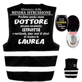 Bombo Graduation Gift Vest, black