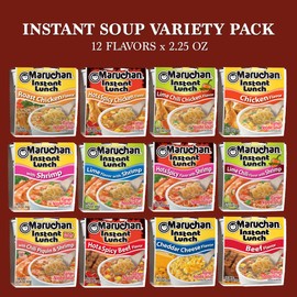 Ramen Noodles Soup Cup Variety 12 Pack Care Package GIft Basket by Rebel Smuggling Galactic Emporium