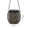 2pcs Outdoor Hanging Solar Lanterns IP65 Waterproof Solar Wrought Iron