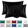 LXMGED Satin Silk Pillowcases for Skin and Hair,Set of 2