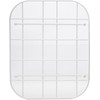 Delfinware Sink Mat, Metal, White, 37 x 29.7 x 2.5