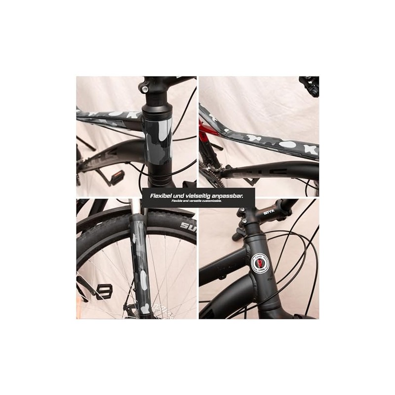 BIKE-label X400128VA Bicycle Frame Sticker Set XL Sticker Set E-Bike