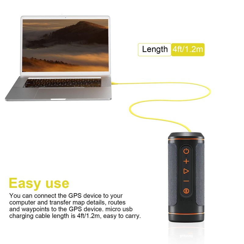 Micro USB Cable Compatible with Bushnell Wingman GPS Speaker, Bushnell