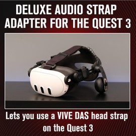 Quest 3 Headset Adapter - Lets You Mount an Aftermarket Headstrap to Your Quest 3 (DAS)