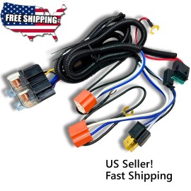 SparkHID H4 9003 Headlight High-Heat Ceramic Relay Wire Harness Kit Dim FIX HID LED HONDA