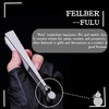 FEILBER Titanium Folding Fan Kung Fu Fan Hand Held Folding