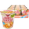 Nissin Cup Noodles Ramen Noodle Soup, Chicken, Microwaveable Paper Cup,